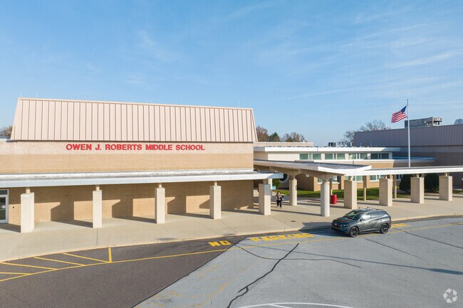 Owen J Roberts Middle School receives and overall A- grade from niche.com.