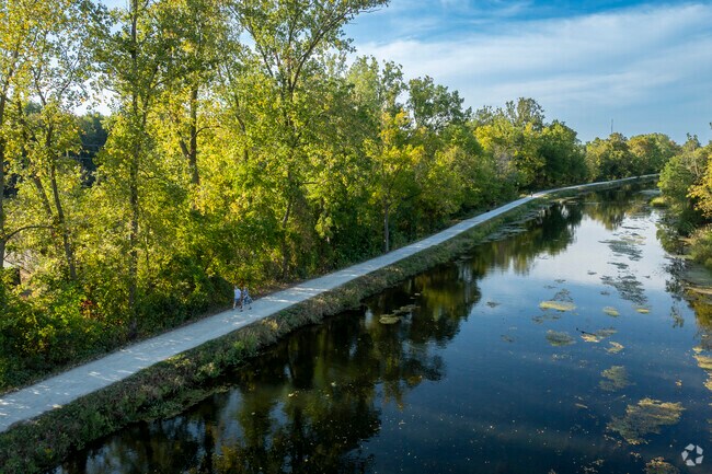 Parkside locals use theMillrace Canal Trail, which begins at the Goshen Pond.