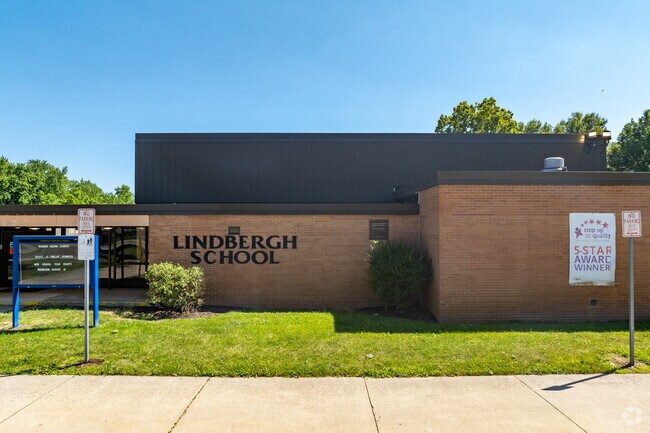 Lindbergh Elementary School welcomes students each day.