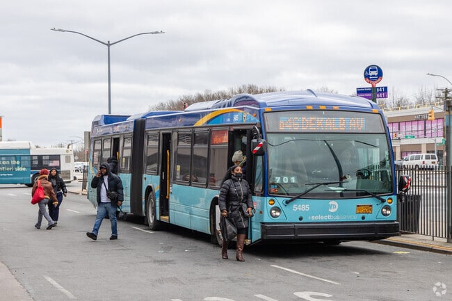 Several bus lines run through Mill Basin to get residents to the subway and beyond.