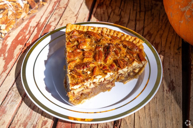 Indulge in the rich, nutty flavors of a pecan pie lovingly baked at Ramirez Pecan Farm in Clint.