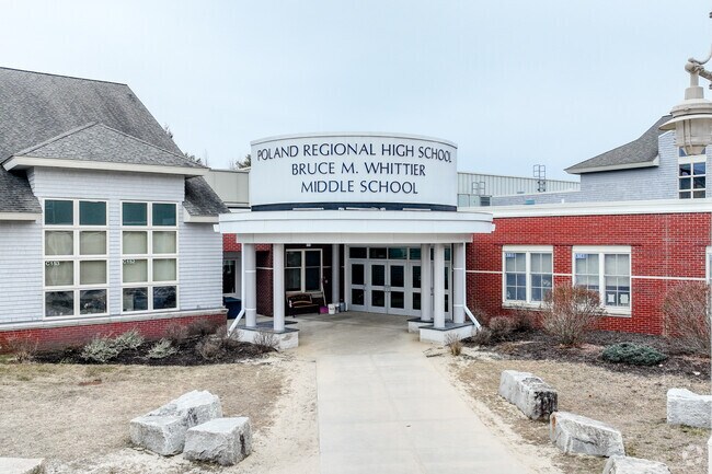 Bruce M. Whittier Middle School serves the greater Poland community.