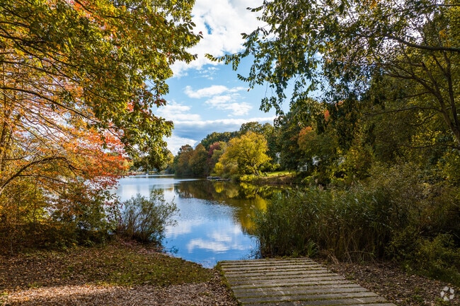 Arnold Mills Reservoir offers a quiet spot for Plainville residents to get away.