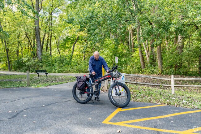 Residents love to use the local bike trails around Greendell.
