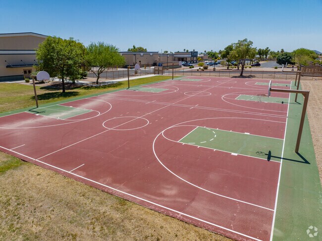 Esperanza Elementary School offers three full-size basketball courts.