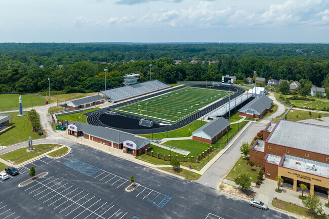 W. A. Perry Middle School in Columbia has a beautiful stadium.