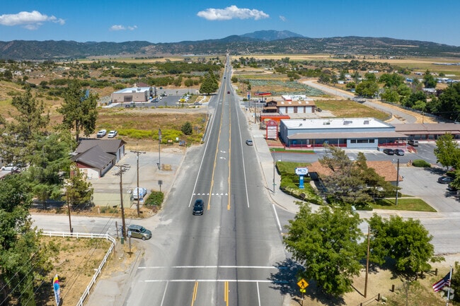 State Route 371 runs though the center of town in Anza.