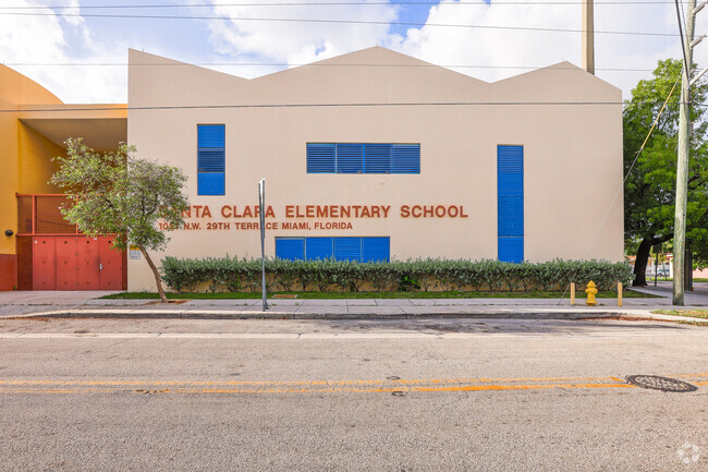 Allapattah's Santa Clara Elementary School aims to offer quality education to the local area.