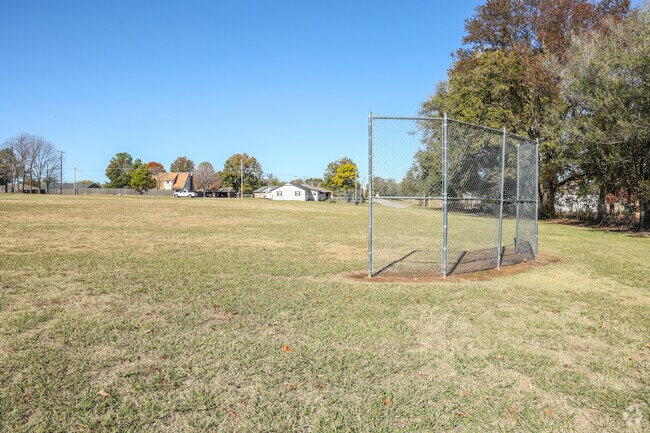 Freedom Field Park is well maintained year round and ready for neighborhood baseball.