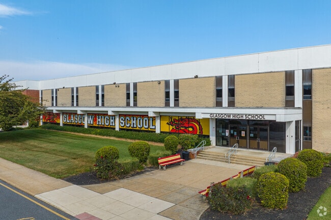 Glasgow High School is just north of Kirkwood and is the home of the dragons.