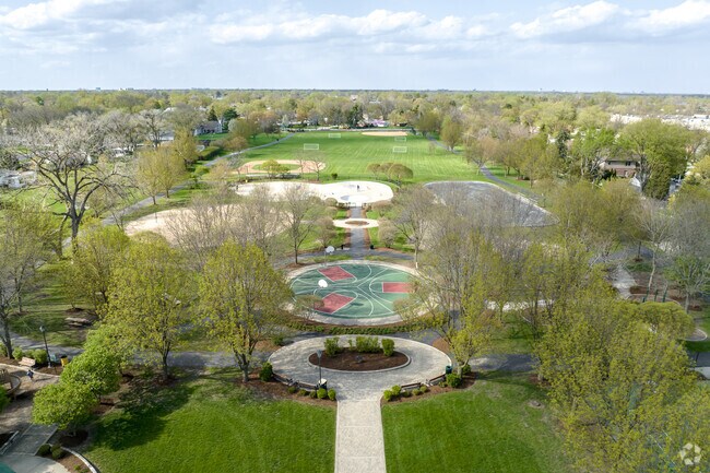 Countryside Park features multiple sports fields for visitors to enjoy.