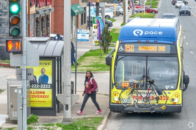 Pace buses run all day throughout Dolton and help residents get around town.