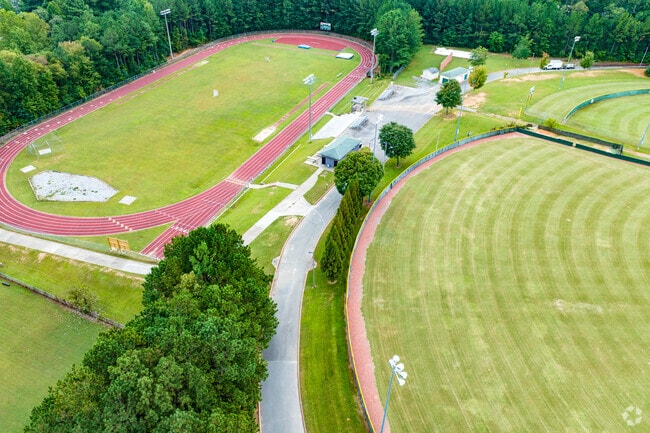 Kennesaw Mountain High School features multiple sports fields.