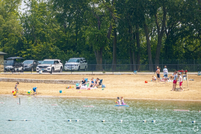 Lake Manteno offers beach access and sandy shores when you're looking to swim near Watseka.