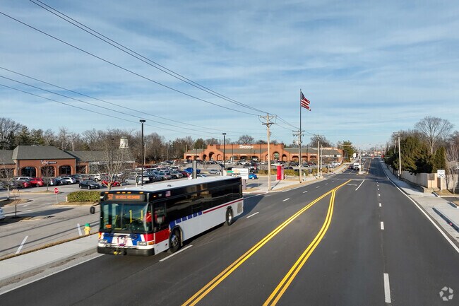 Bus Route 57 travels along Manchester Rd through Rock Hill.