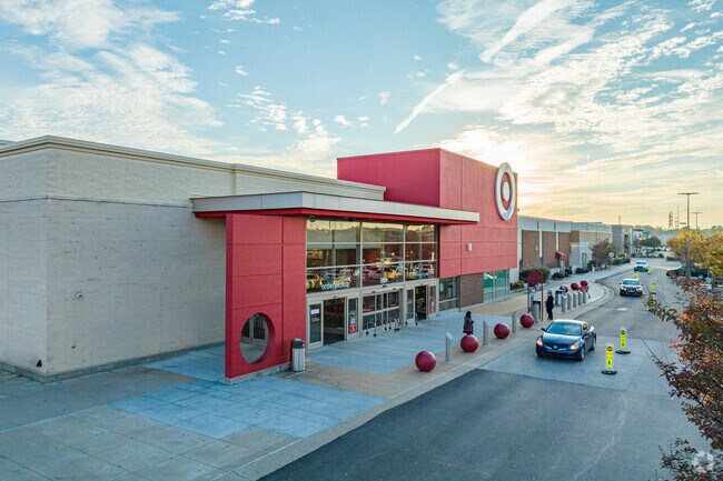 Stores like Target provide Shady Grove with essentials.