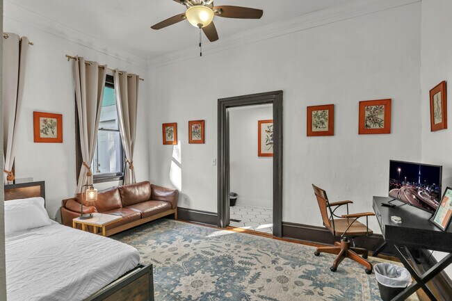 Room 3 Sitting Area, Privet Laundry Room Entrance, Work Space