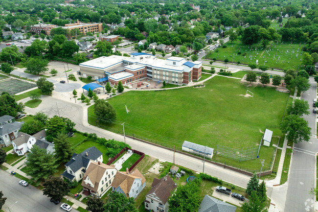 The Gerald R. Ford Academic Center has a variety of sports fields for students.