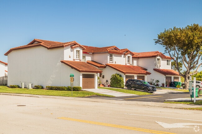 Spanish-revival townhomes in Cutler Bay, FL, are affordable and reliable.
