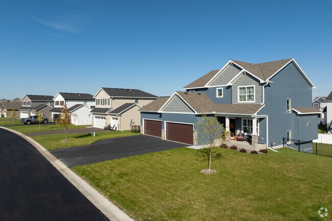 Homes along a Hanover street display well-kept landscaping.