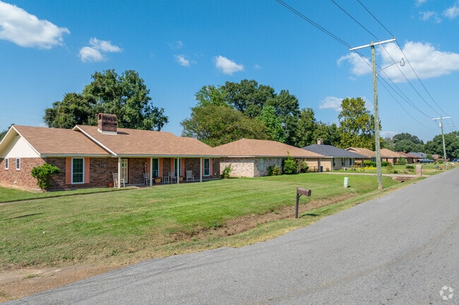 Deerfield homes sit on modest lots.