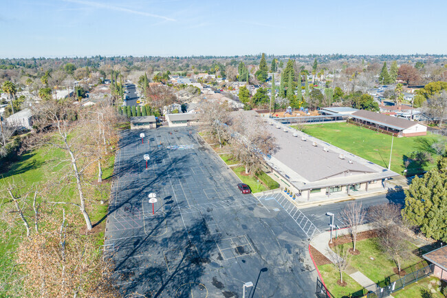 Play on the courts at St. John Vianney School.