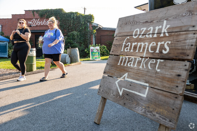 Residents from around the area come to visit the Ozark Farmers Market.