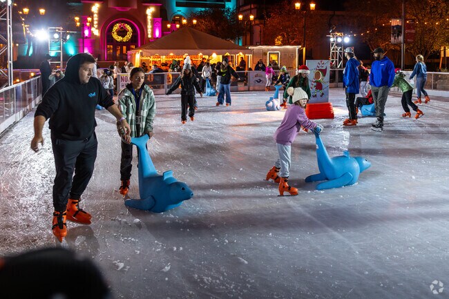 Kids and adults can enjoy skating at Temecula on Ice, near Rancho Highlands.