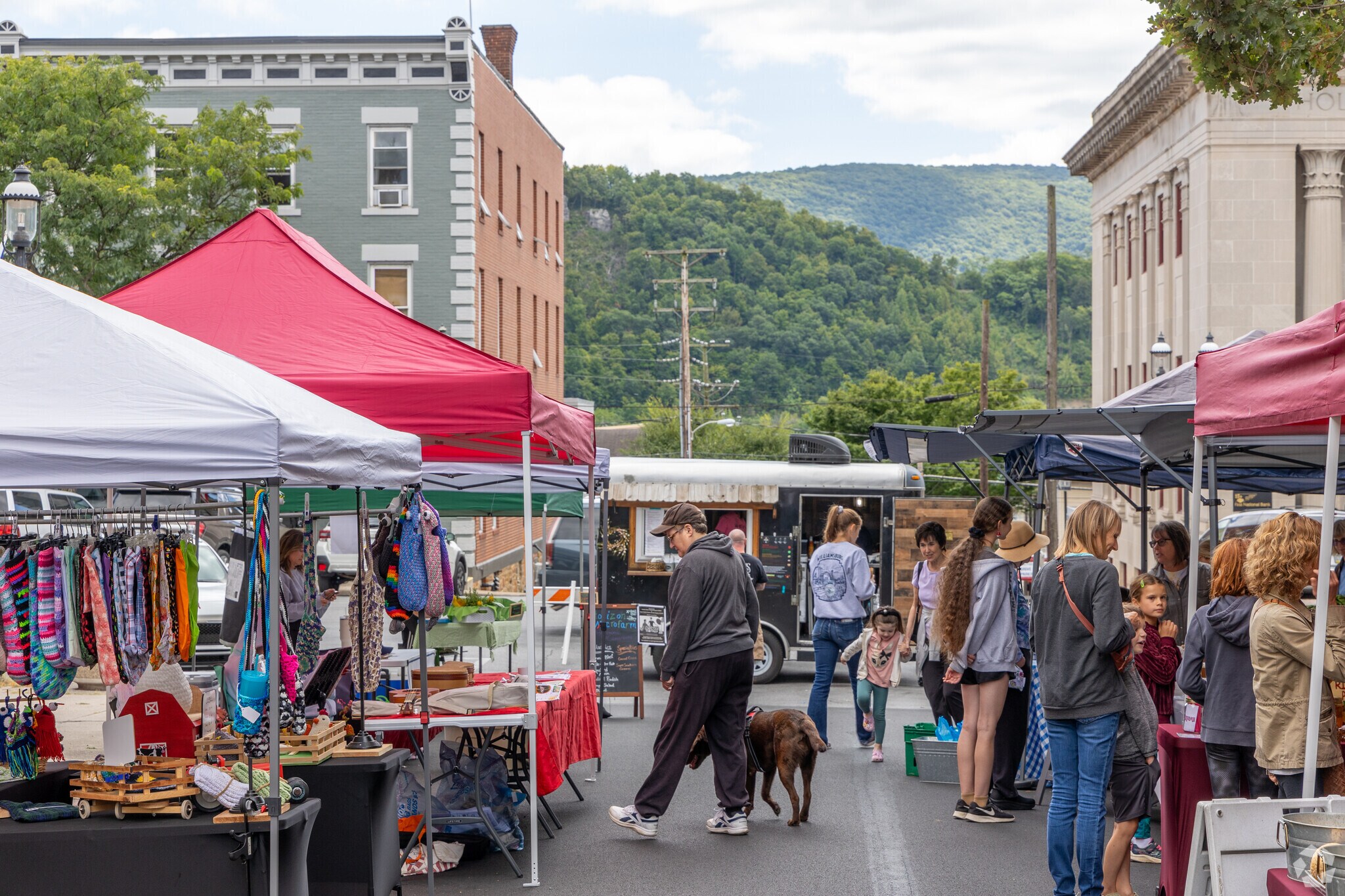 Hollidaysburg Farmers Market is a lively place.