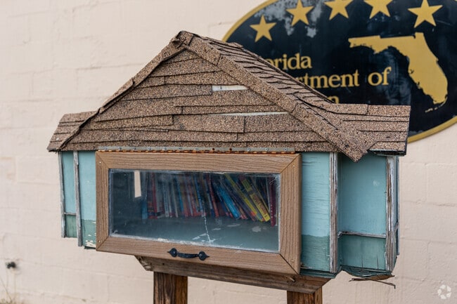 Milton has books for everybody to read.