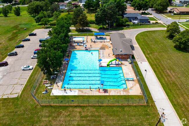 Nothing beats a dip in the pool at Belmont Park.