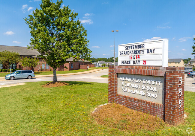 Garrett Elementary School serves over 540 students daily.