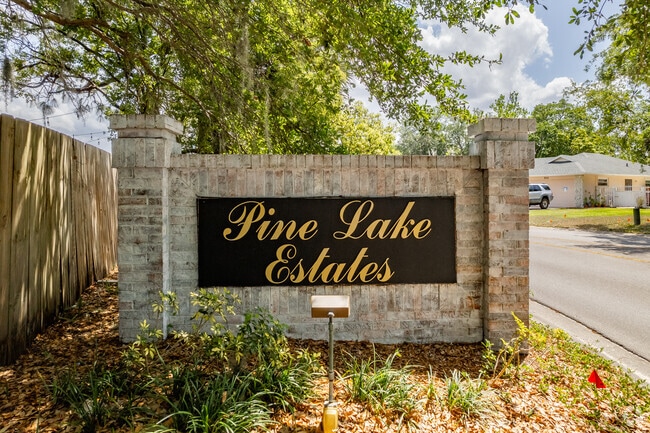 Pine Lake Estates is a community of St Cloud where oak trees tower over large, well-manicured lawns.