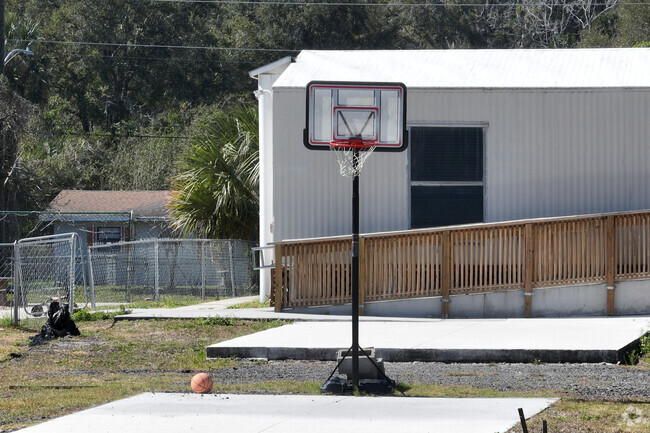 DeLand's T.O.P. Academy offers a basketball court for their students.
