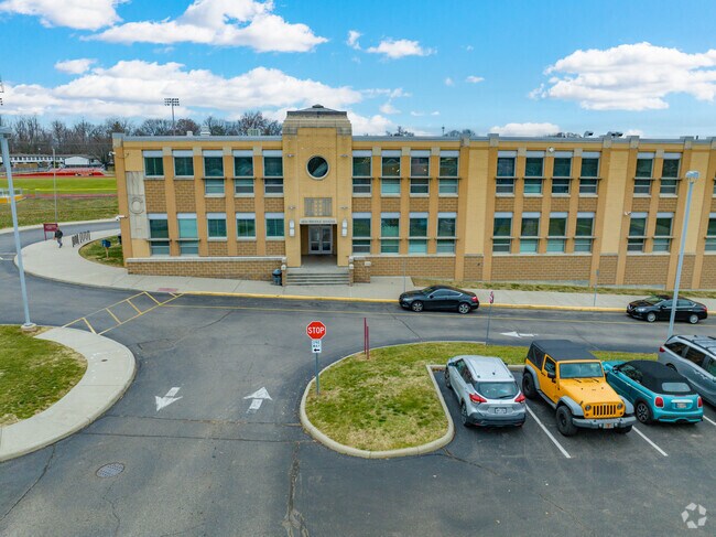 The North College Hill building is large in size.