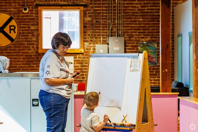 Residents in Enid enjoy the kid friendly activities at Leonardo's Children's Museum.