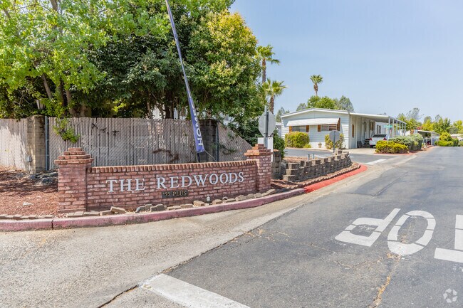 The Redwoods in amobile homes  community for 55 and older.