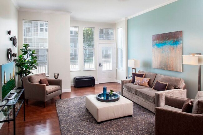 Sleek Hardwood Flooring in Our Phase II Apartments