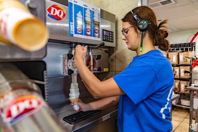 Dairy Queen serves cold treats on a hot summer day in Grafton.