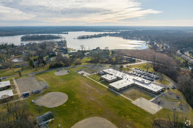 West Shore Elementary sits beside beautiful Lake Fenton.