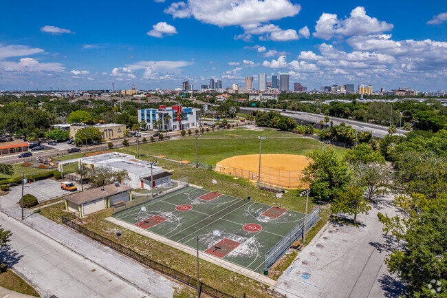 Hyde Park offers your family a place to enjoy a playground, basketball courts and baseball.