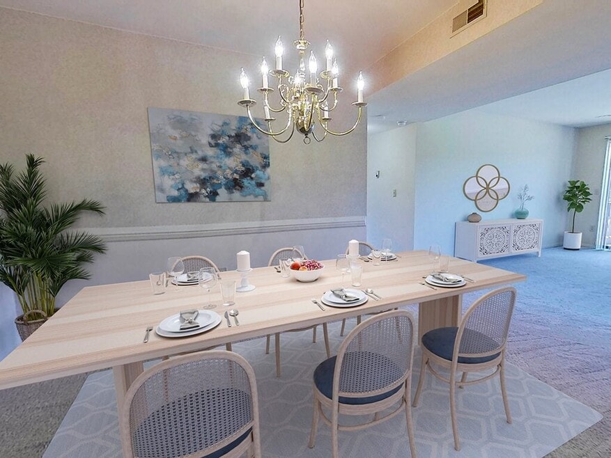 Large Open Dining Area