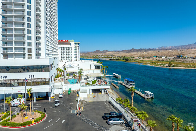 Enjoy riverside views and luxury stays at Riverside Resort, Bullhead City.