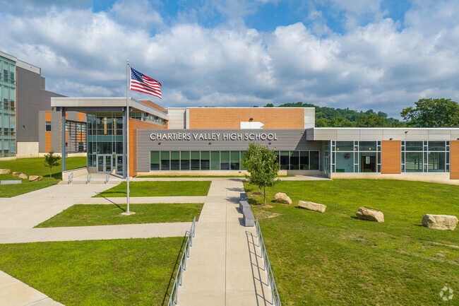High school students of Collier Township attend Chartiers Valley High School.