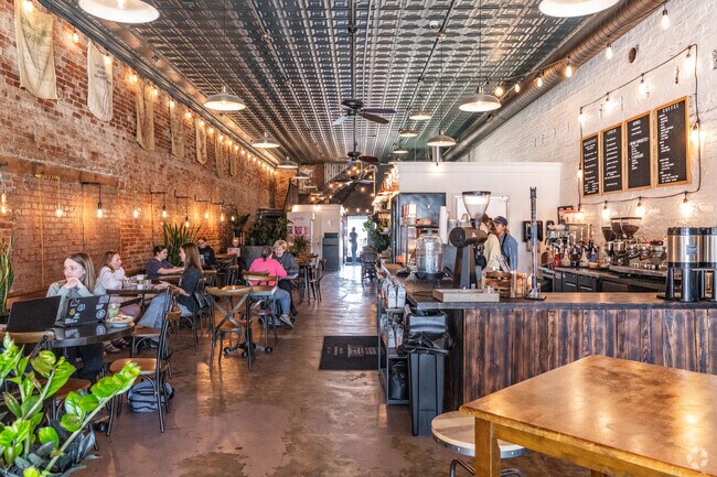 Martin's Coffee and Bakery is one of several locally owned businesses to take up residence along South Lindell Street in recent years.