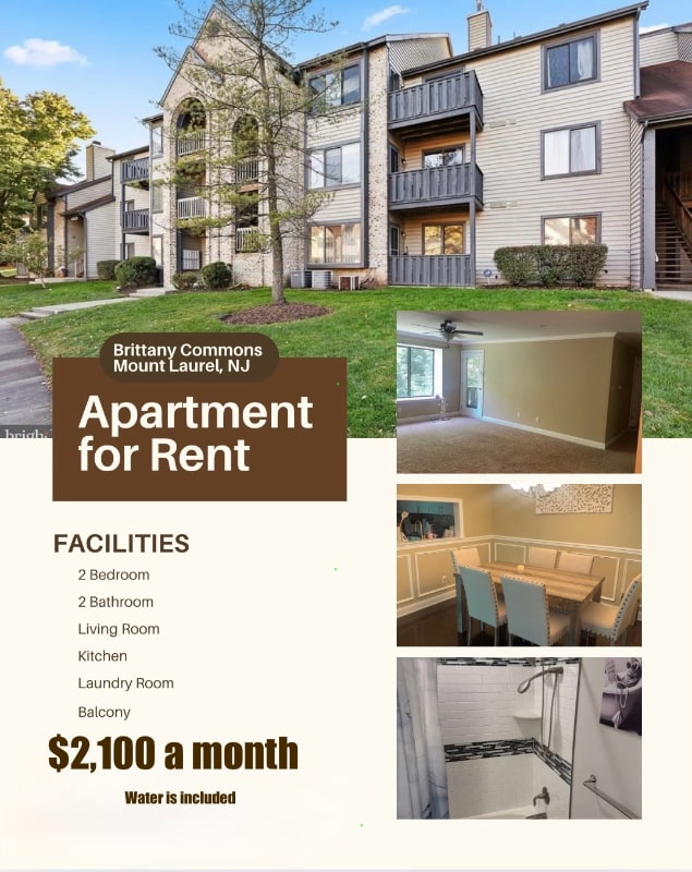 4412B Aberdeen Dr, Mount Laurel Township, NJ 08054