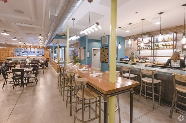 Our Table Jamestown is a delightful restaurant near the West Reach Estates neighborhood.