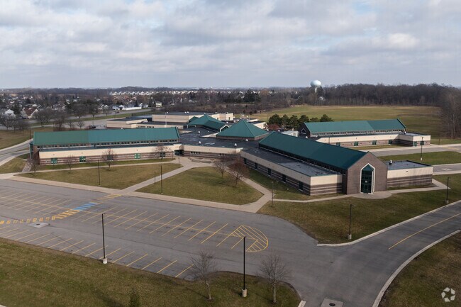 Pinewood Middle School, Aerial.
