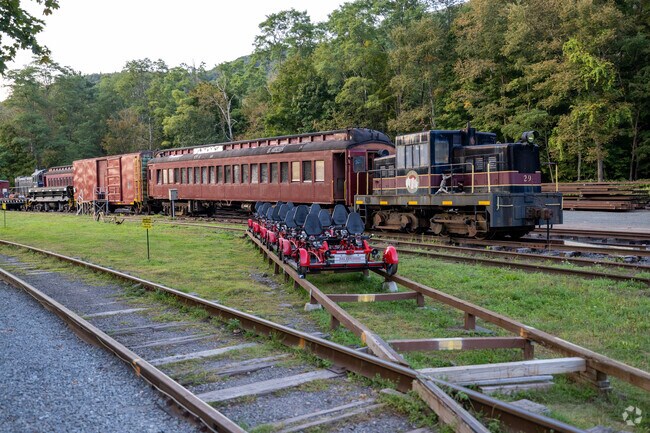 Hop on a rail car over at the Rail Explorers in Phoenicia.