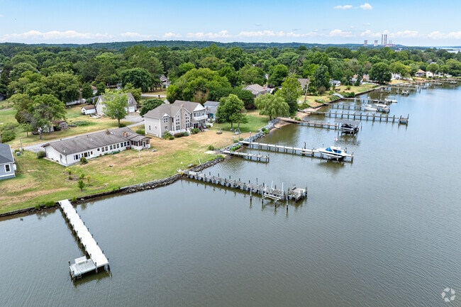 Golden Beach offers waterfront homes along the Patuxent River for relaxed living.